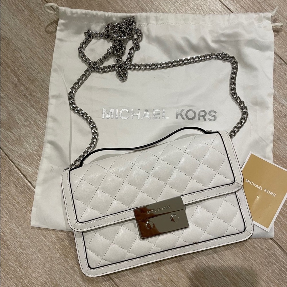 Michael Kors ‘Sloan’ white crossbody